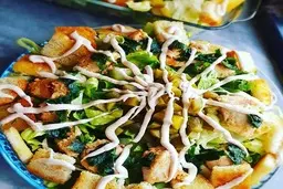 میخوای یه سالاد با کلاس و جدید درست کنی ولی نمیدونی چی باشه ؟ | طرز تهیه سالاد شاورما + ویدئو