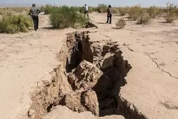 فرونشست خیابان هشت بهشت غربی اصفهان حادثه آفرید