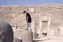 «پارکورکار» تخت جمشید شناسایی شد |  پیگیری قضایی متخلف