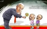 کاریکاتور جنجالی علیه ظریف و صالحی