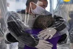  سالمندان برزیلی درپشت پرده پلاستیکی  +عکس