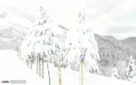برف پاییزی فوق العاده زیبا در روستاهای کوهستانی تالش گیلان + عکس
