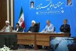 روحانی: افتخار می‌کنم که بعد از یک هفته مشکل برق و آب مناطق سیلزده حل شده 