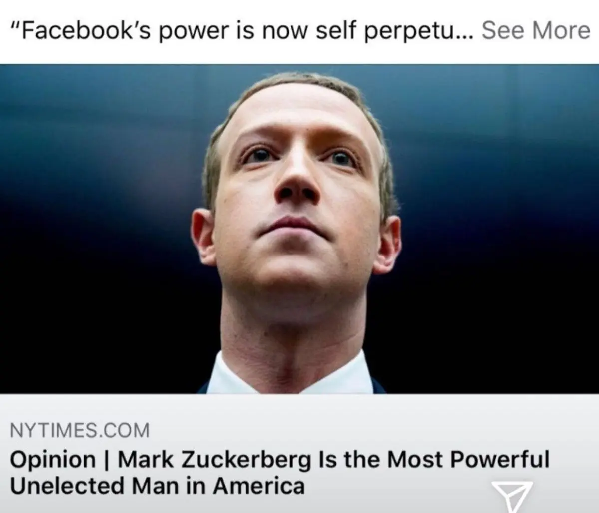 مارک زاکربرگ صاحب فیس بوک، اینستاگرام و واتس‌اپ قدرتمندترین فرد غیرسیاسی آمریکا شناخته شد!
