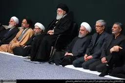 عکسی از دومین شب عزاداری ایام فاطمیه در محضر رهبر انقلاب 