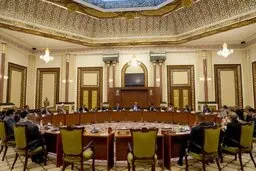 نشست روسای احزاب با الکاظمی در حضور رئیس‌ پارلمان و رئیس‌جمهوری عراق