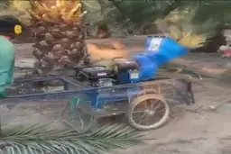 دستگاه تبدیل شاخ و برگ به کود + ویدئو