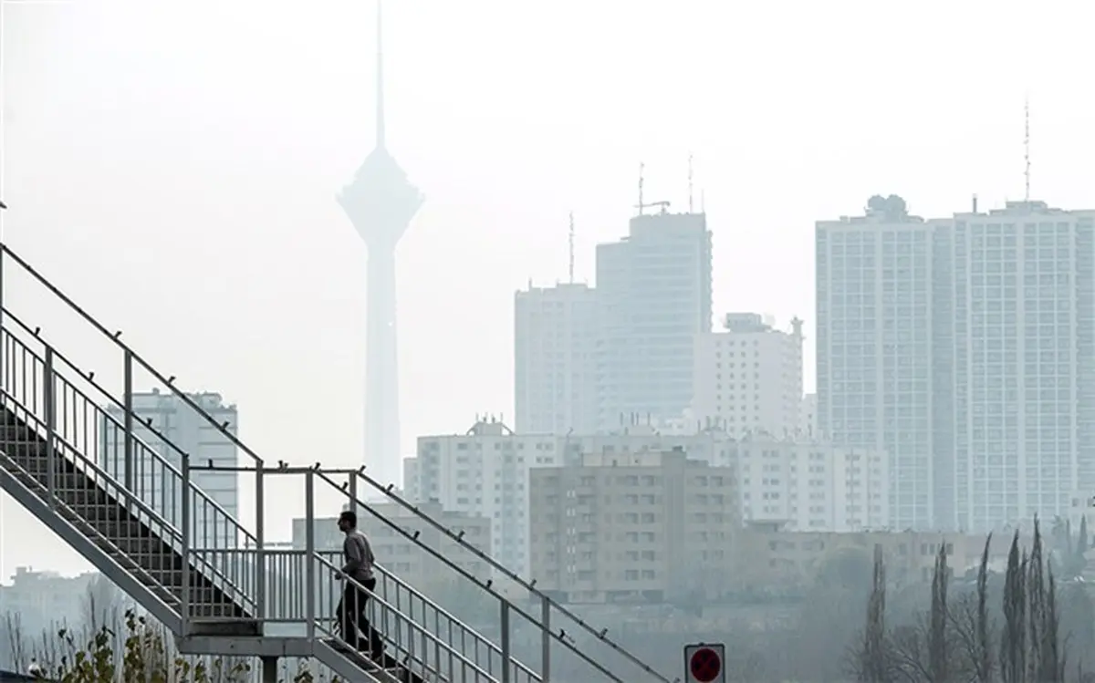 آلودگی هوای مناطق پرتردد تهران طی امروز 