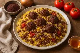 طرز تهیه سماق پلو | وقتشه پلو مخلوط متفاوت درست کنی +ویدئو