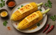 طرز تهیه بلال کره‌ای | بلال رو واسه یک بار هم که شده اینجور درست کن +ویدئو