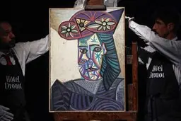 یک نقاشی از پیکاسو پس از ۸۰ سال رونمایی می‌شود + عکس