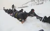  تمرینات نینجاهای کردستان در برف!+ویدئو