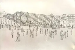 هنرمند آرژانتینی «بیگ بن» را واژگون کرد