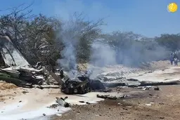 سقوط مرگبار هواپیمای مسافربری+ویدئو
