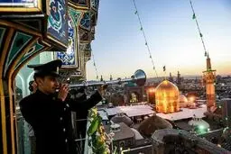 نقاره زنی نوروزی در مشهد | حفظ آیین کهن در حرم امام رضاع