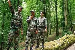 درگیری قاچاقچیان ذغال با جنگلبانان کرمانشاهی
