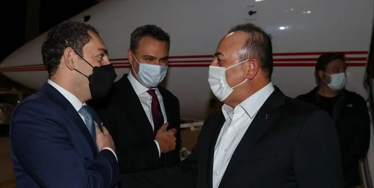 
وزیر خارجه ترکیه وارد ابوظبی شد