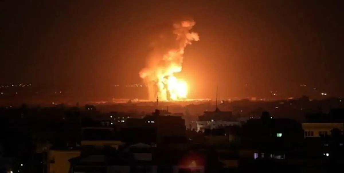 حملات شدید صهیونیست‌ها به نوار غزه