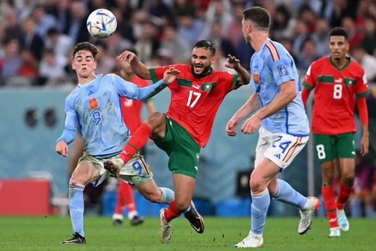 رقص و شادی تیم ملی مراکش بعد از پیروزی | این پیروزی عجیب در تاریخ باید ثبت بشه! + ویدئو