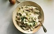 سالاد مرغ و زیتون؛ جایگزینی خوشمزه و سالم برای الویه! | کشف یک سالاد خوشمزه و مغذی و فوری +ویدئو