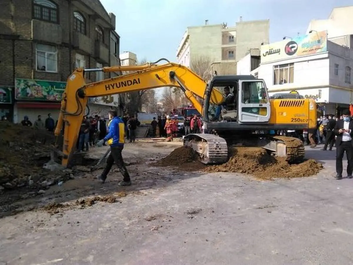  حادثه تلخ ریزش چاه در تهران +جزئیات