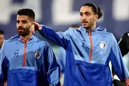 دو بازیکن تیم استقلال در فضای مجازی با لباس نظامی +عکس