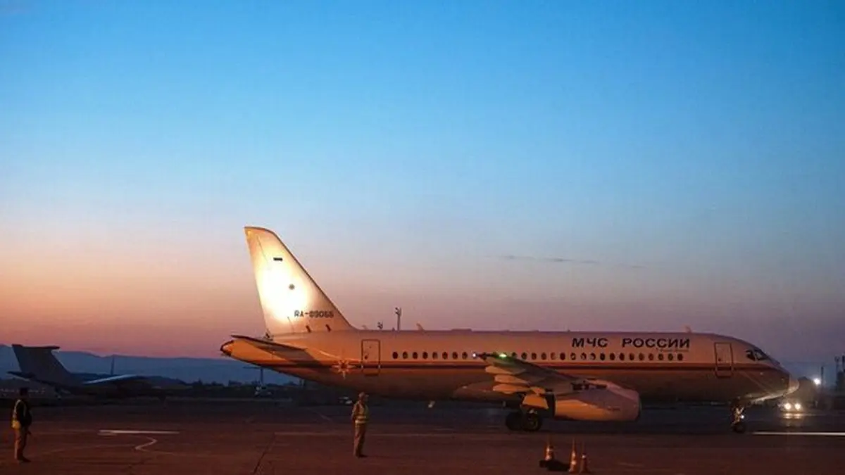 روسیه |  اعزام ۵ هواپیما به لبنان واستقرار بیمارستان سیار در بیروت