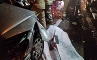 فیلم و عکس های دلخراش تصادف مرگبار 14 خودرو در بزرگراه شیخ فضل الله