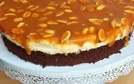 برای دسر کیک اسنیکرز درست کن! | طرز تهیه کیک اسنیکرز +ویدیو