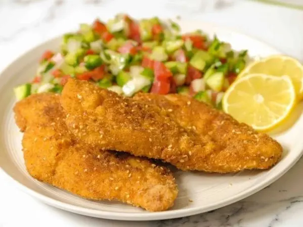 طرز تهیه شنیسل مرغ خانگی | همیشه آماده تو فریزر داشته باش +ویدئو