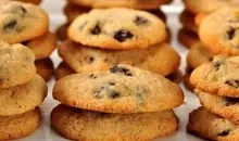 طرز تهیه شیرینی کشمشی ۱۰ دقیقه ای | بدون تجهیزات خاص شیرینی بپز +ویدئو
