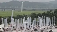 هوا کردن بالون در مرز دو کره ؛ راهکار فراری های کره شمالی برای اعتراض به اون