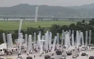 هوا کردن بالون در مرز دو کره ؛ راهکار فراری های کره شمالی برای اعتراض به اون