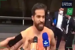 تفتیان: کفش‌هایم را پیش از مسابقه دزدیدند! + ویدئو