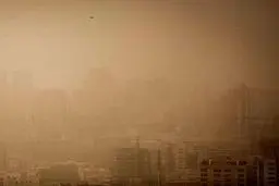  برج میلاد در هوای آلوده پایتخت محو شد +عکس