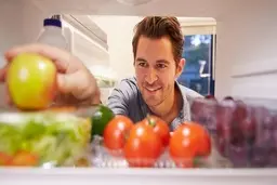 محل نگهداری درست میوه وسبزیجات 