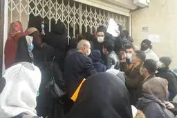 ازدحام مردم برای مجوز از فرمانداری+ عکس