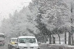 بارش برف و باران و کاهش دما و یخبندان