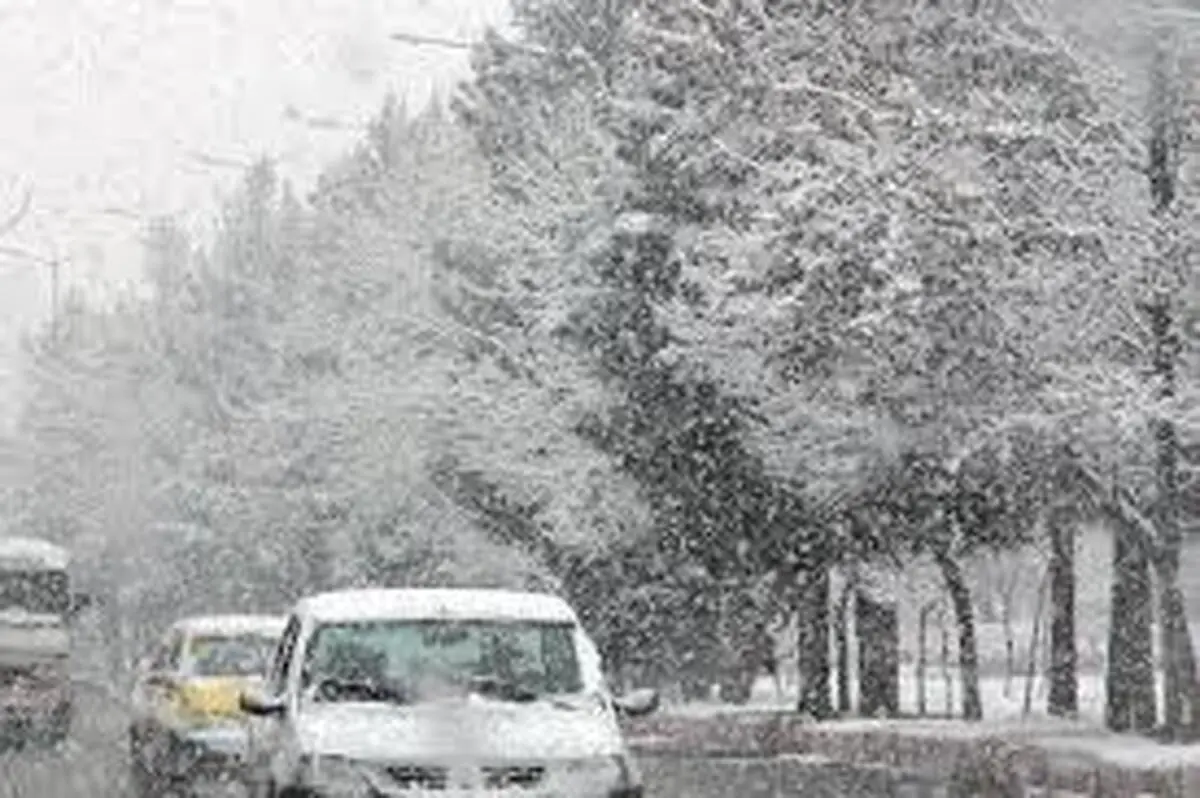بارش برف و باران و کاهش دما و یخبندان