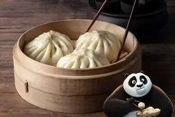 این دفعه کوفته رو به روش پاندای کونگ‌فوکار درست کن! | طرز تهیه دامپلینگ خوشمزه و پرطرفدار +ویدئو