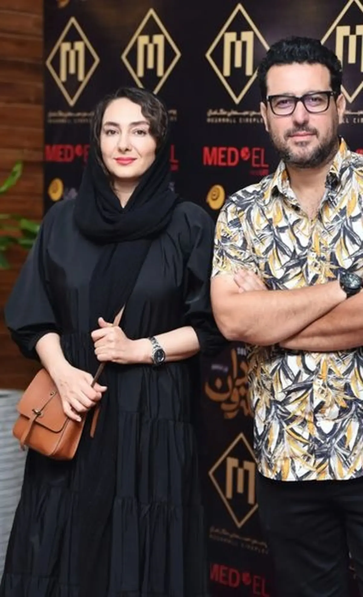 حضور جنجالی هانیه توسلی و محسن کیایی در کنار هم| اکران فیلم حلزون با حضور هانیه توسلی+ ویدئو