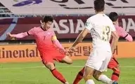 گل اول کره جنوبی به ایران توسط سون هیونگ مین در دقیقه 45+2+ویدئو