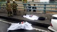مرگ غم انگیز دو مرد به خاطر پنچرگیری | تصادف مرگبار در اتوبان حکیم ۲ کشته و ۴ مصدوم داد +عکس