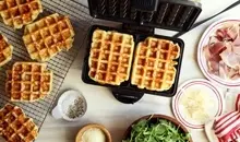 طرز تهیه وافل خانگی بدون نیاز به دستگاه+ ویدیو 