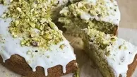 طعم بهشتی پسته در کیک کافی شاپی؛ لذیذ و پرطرفدار! | طرز تهیه کیک پسته +ویدیو