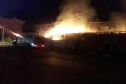 
آتش سوزی دیشب در محوطه کلیسای مریم مقدس همدان زیادبود
