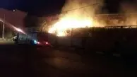 
آتش سوزی دیشب در محوطه کلیسای مریم مقدس همدان زیادبود
