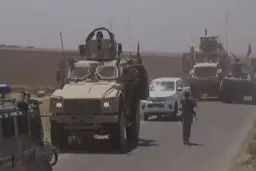 تقابل جدید نیروهای روسیه و آمریکا در شمال شرق سوریه