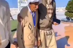 دیدار دو‌ برادر که از زمان تجزیه هند و تشکیل کشور پاکستان نزدیک به ۷۴ سال از یکدیگر جدا افتاده بودند+ ویدئو 