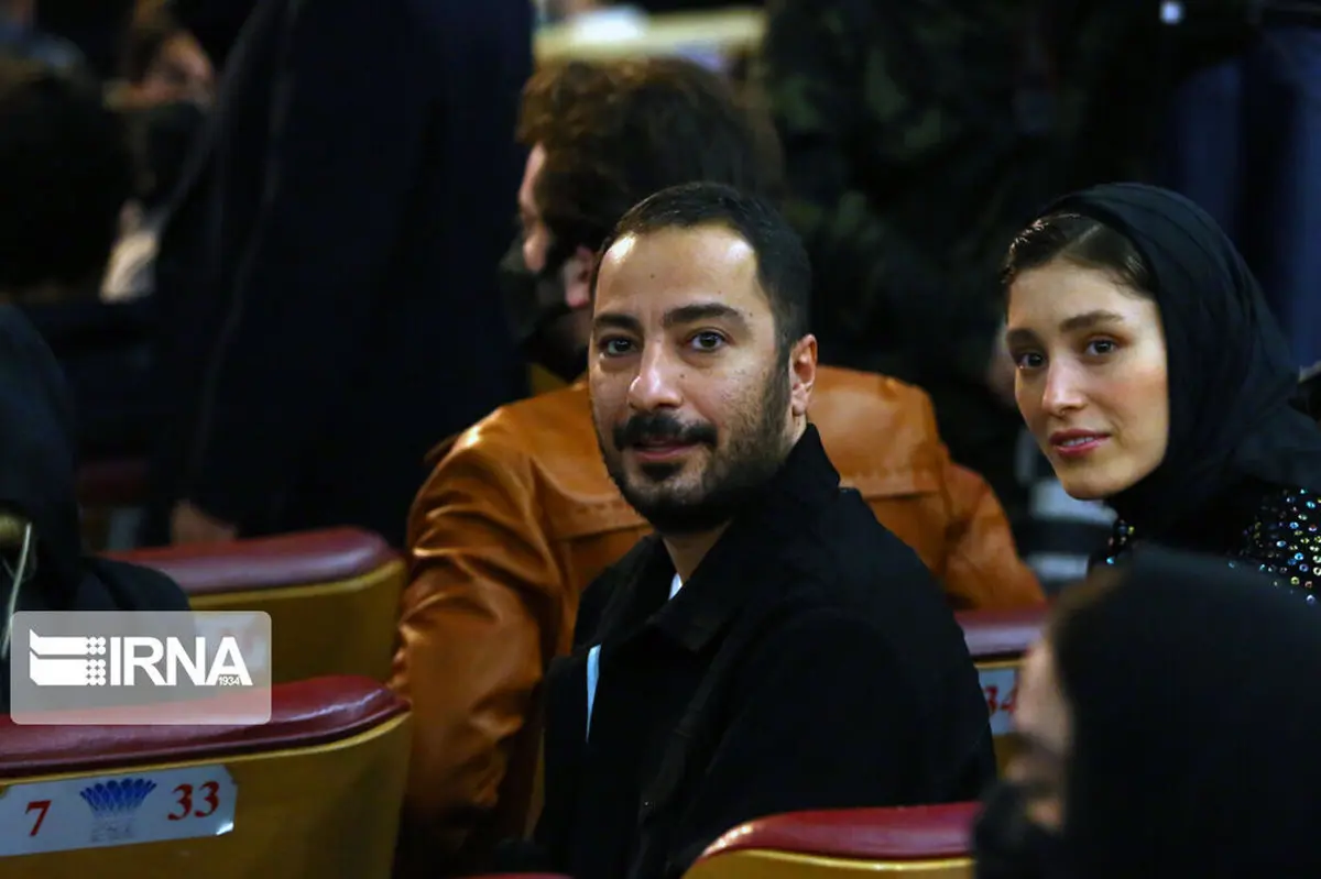 فرشته حسینی و نوید محمدزاده  در اختتامیه جشنواره فجر+ویدئو